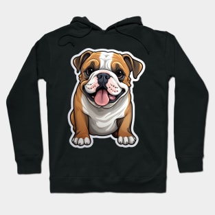 Cute Bulldog Dogs Funny English Bulldog Hoodie